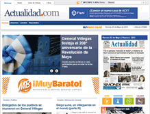 Tablet Screenshot of diarioactualidad.com